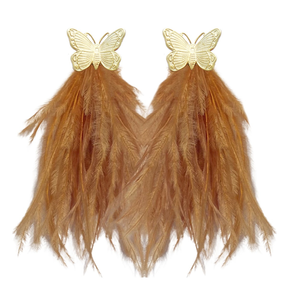 Federika Padula - Butterfly Feather Earrings - prodottihaccp