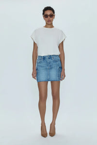 Pistola - Rhea Mid Rise Mini Skirt - Council Studio