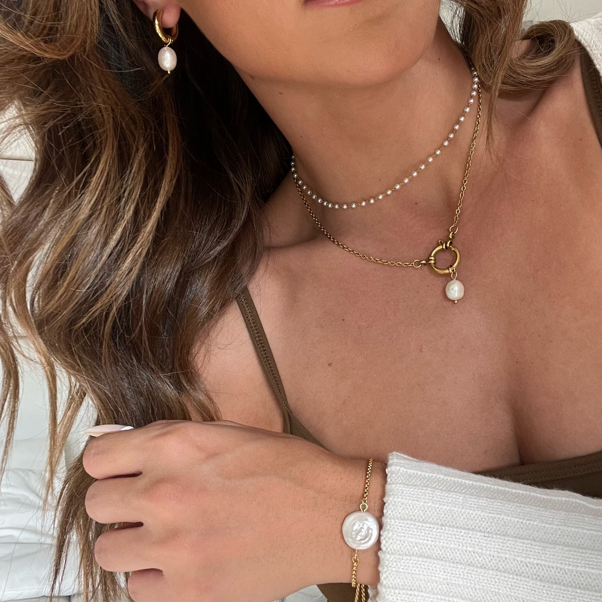 Ellie Vail - Sheena Dainty Pearl Choker - Council Studio