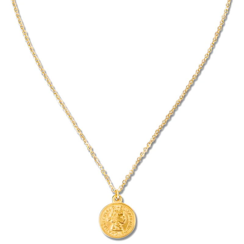 Ellie Vail - Vida Coin Pendant Necklace - caniescape