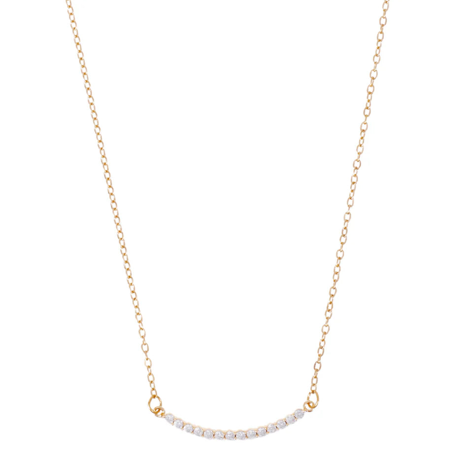 Ellie Vail - Gianna Curved Bar Necklace - caniescape