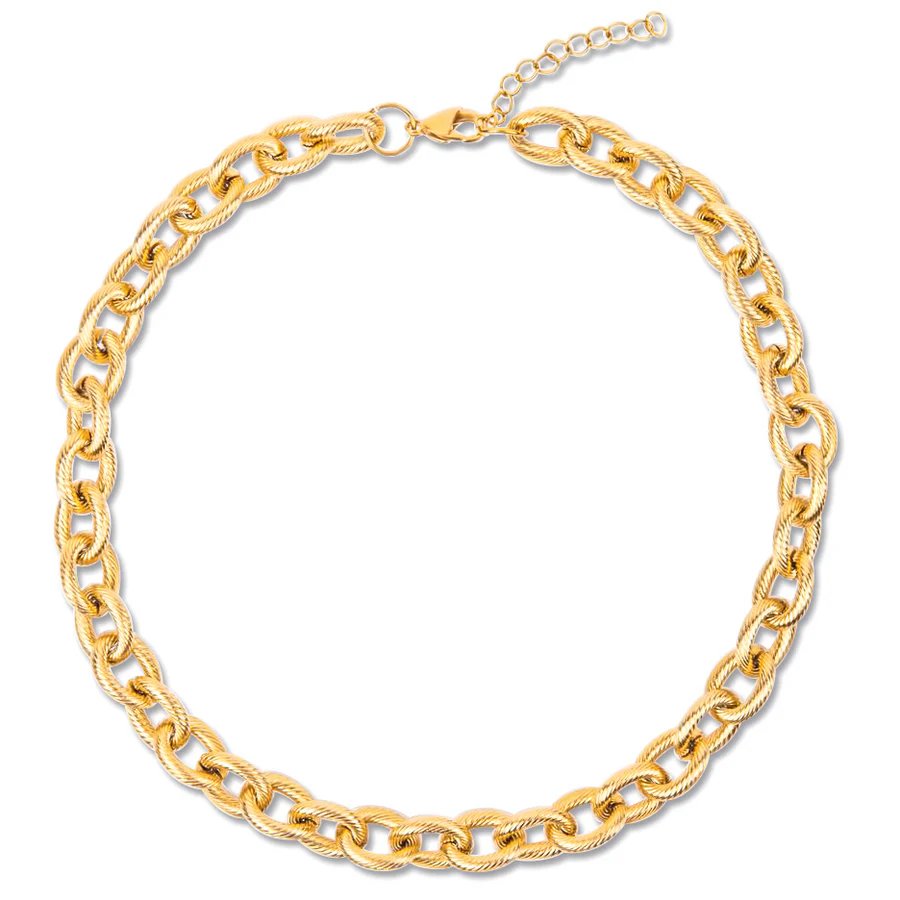 Ellie Vail - Stevie Chunky Chain Link Necklace - caniescape