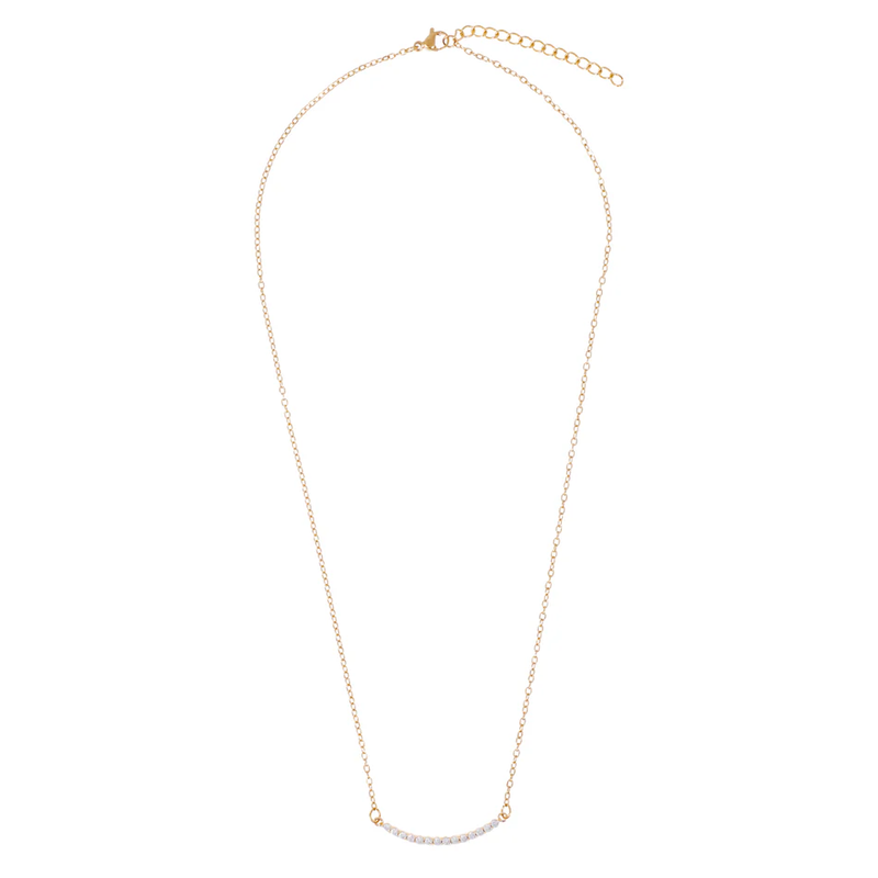 Ellie Vail - Gianna Curved Bar Necklace - Council Studio