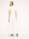 Ripley Rader - Off-White Ponte Knit Wide Leg Pant - Cropped - caniescape