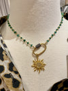 Susan Zieman - Green Onyx Rosary with Starburst - Council Studio