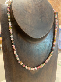Bent by Courtney - Multi Tourmaline Faceted Necklace - Council Studio