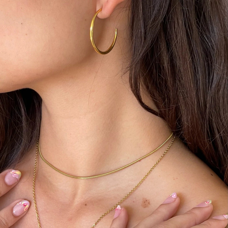 Ellie Vail - Fiona Hoop Earrings - Council Studio
